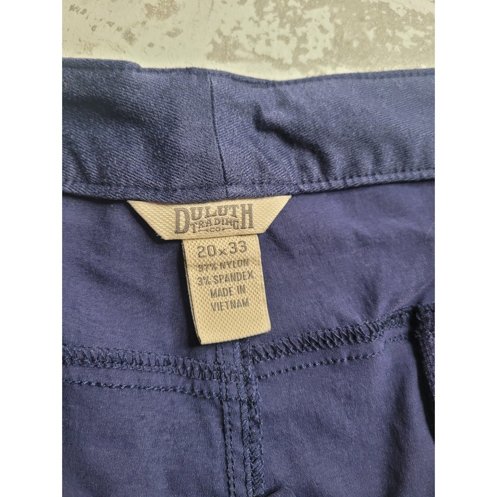 Duluth Trading Co Blue Pants Women's 20x33 Outdoors Hiking Fishing Workwear - Picture 5 of 5